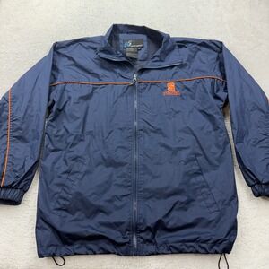 Men's Navy Syracuse Orange i5 Apparel Full Zip Lightweight Jacket M